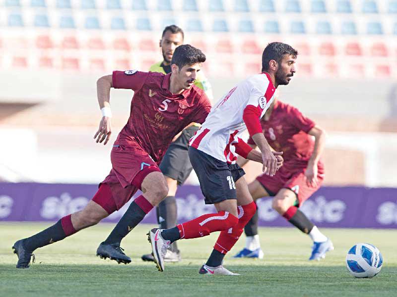 جانب من مباراة النصر وخيطان