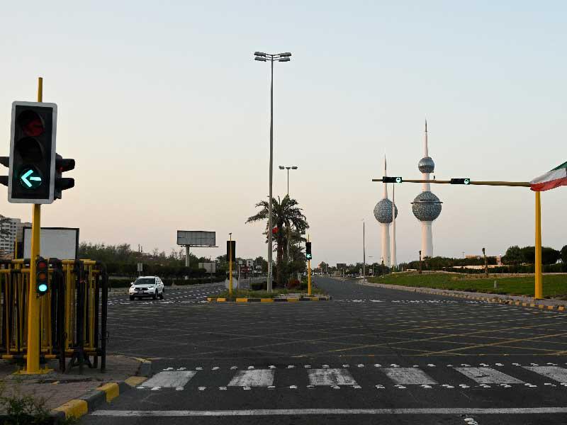 مظاهر الحظر على الطرقات الرئيسية في البلاد (تصوير نوفل ابراهيم)