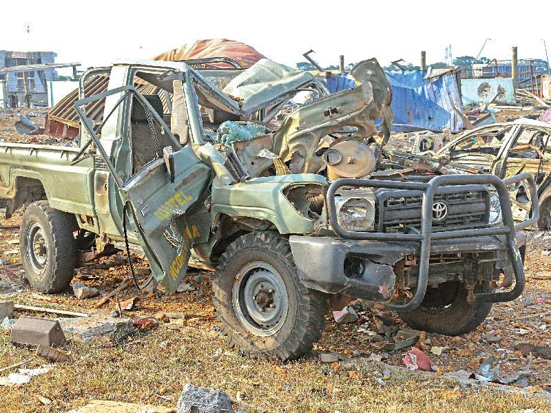 انفجارات عرضية في معسكر للجيش في باتا بغينيا الاستوائية 