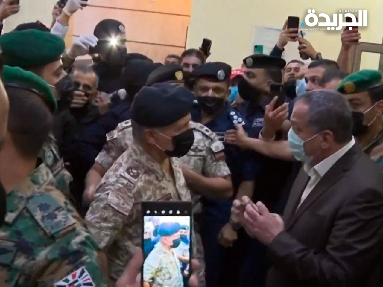 العاهل الأردني الملك عبدالله الثاني في المستشفى لمتابعة الحادثة