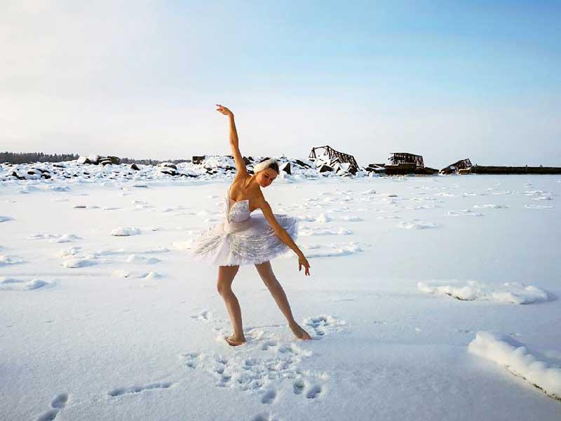 راقصة الباليه الروسية إلميرا باجوتدينوفا 