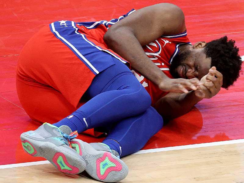 امبيد بعد تعرضه للإصابة