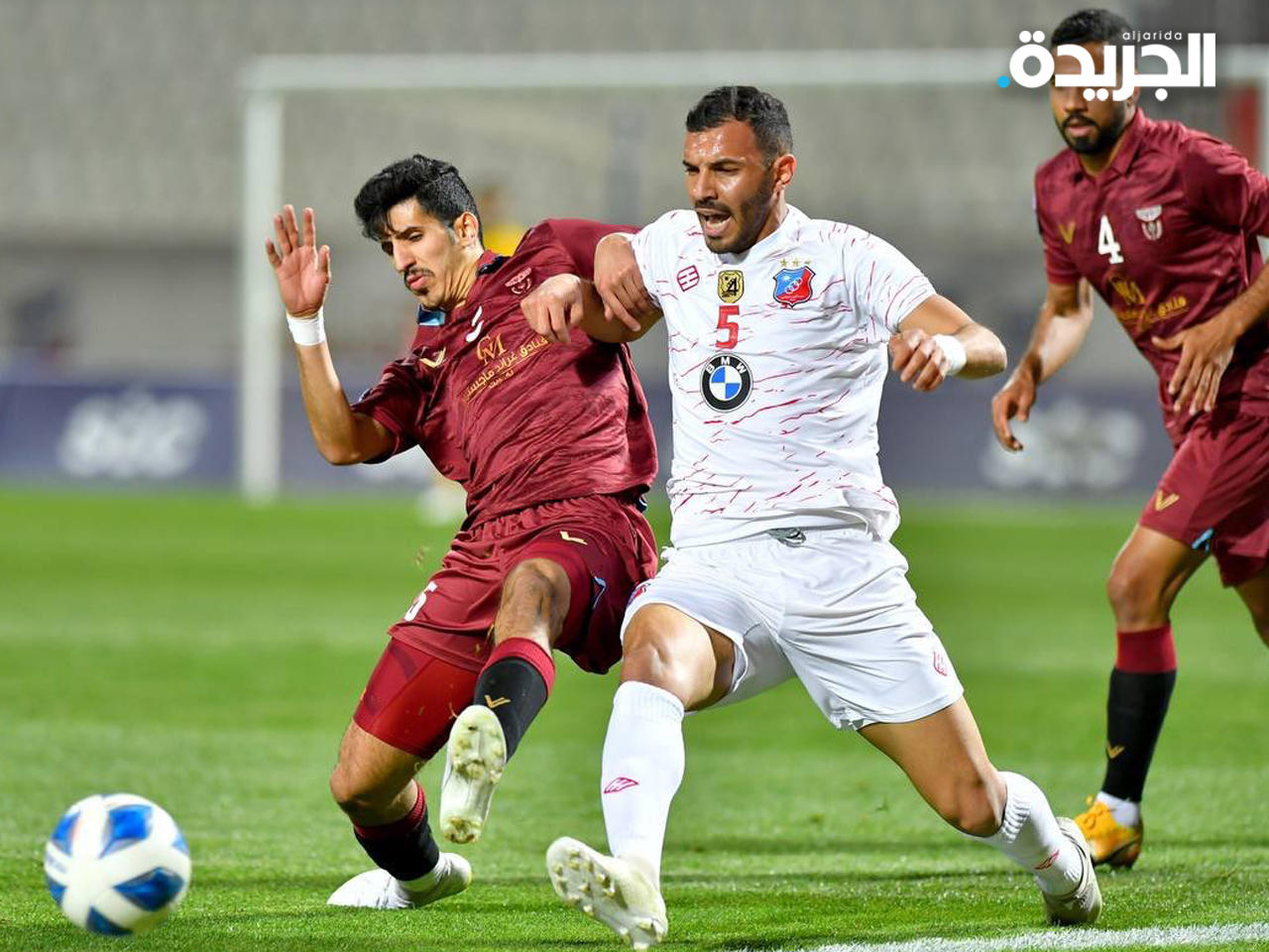 جانب من مباراة الكويت والنصر