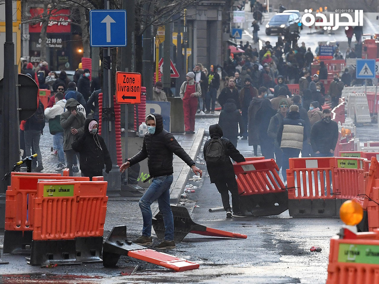 اشتباكات في بلجيكا