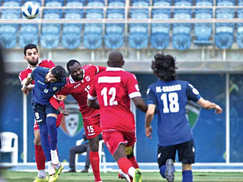 جانب من لقاء الشباب والفحيحيل أمس