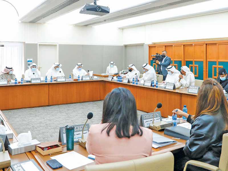 جانب من اجتماع «التشريعية» امس