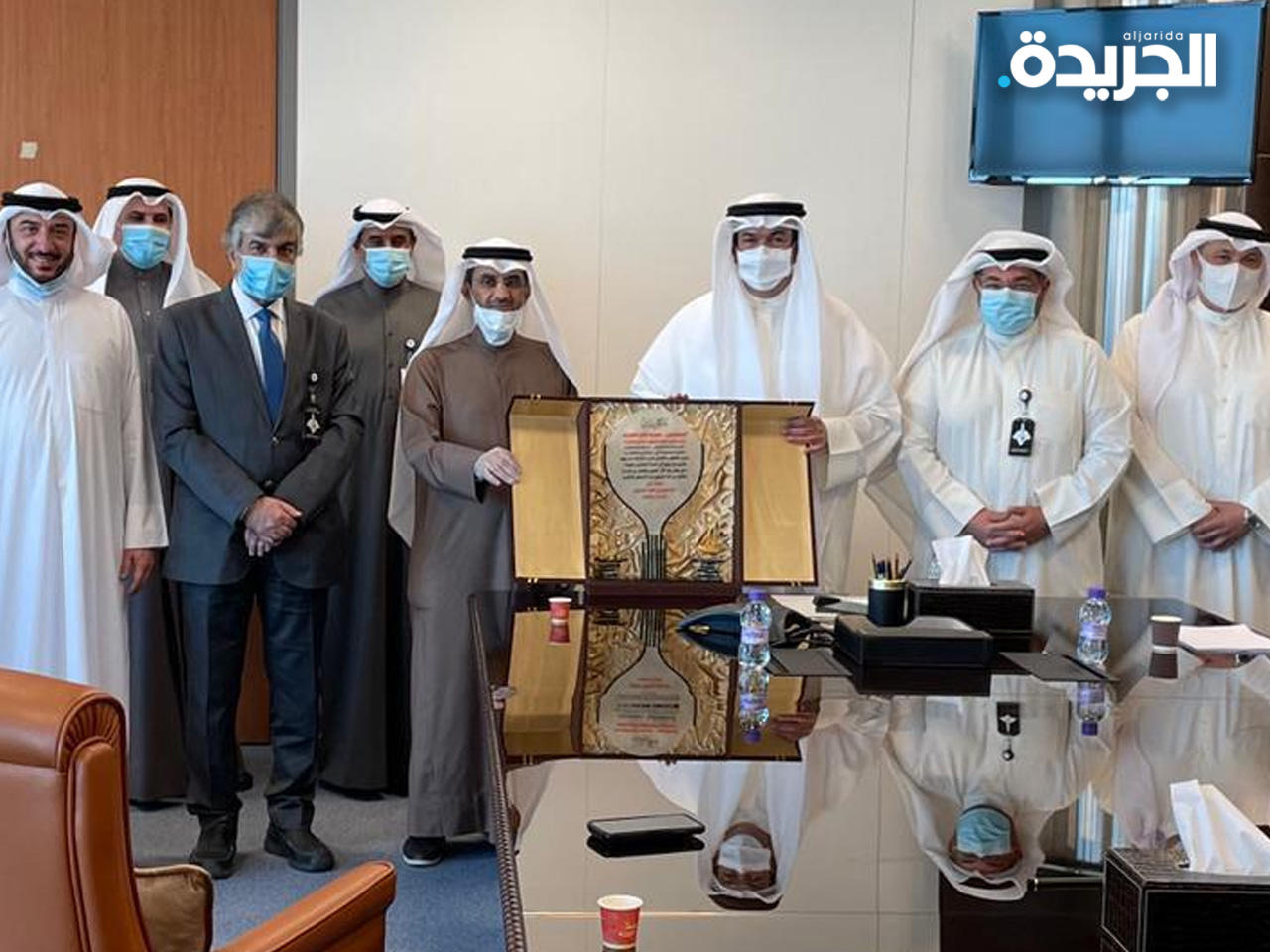 وزير التربية والحجرف خلال التكريم