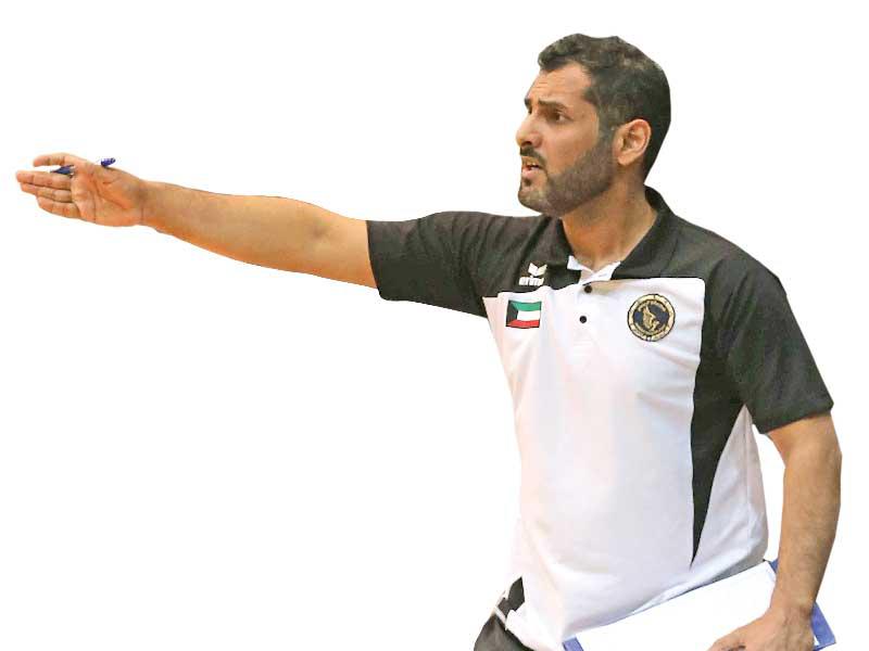  المدرب المساعد للفريق الوطني خالد ملحم