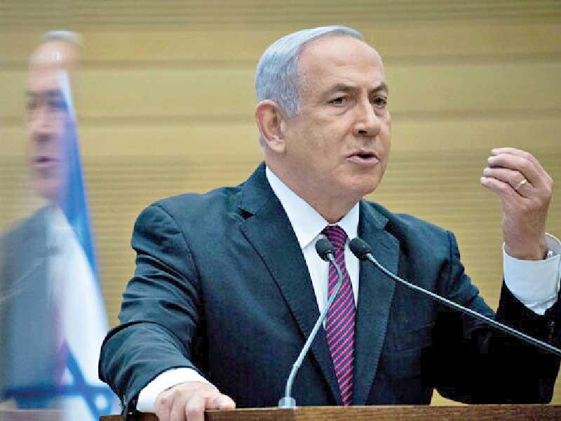 رئيس الوزراء الإسرائيلي بنيامين نتنياهو