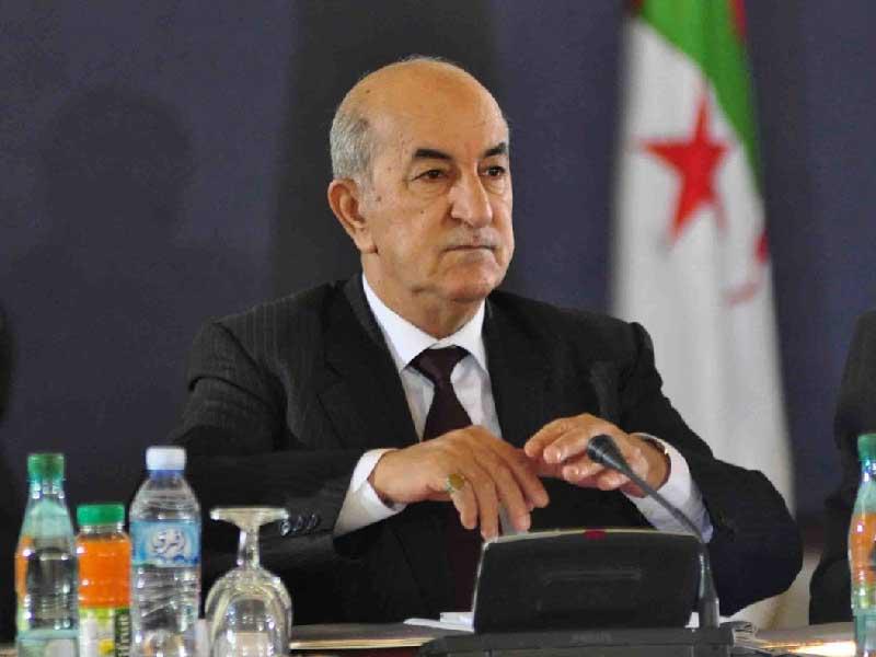 الرئيس الجزائري عبدالعزيز تبون 