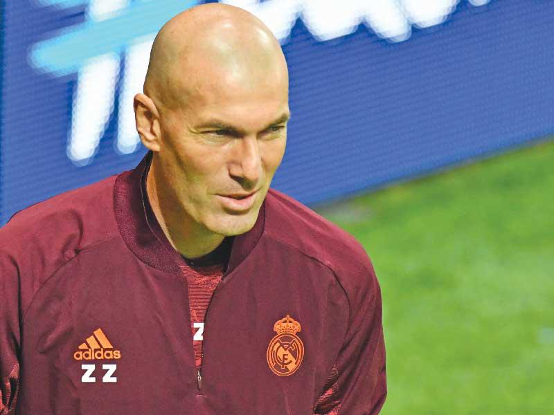  المدير الفني لريال مدريد، زين الدين زيدان