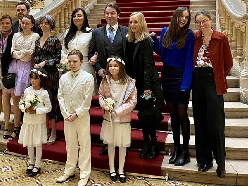 جانب من احتفالية الزواج