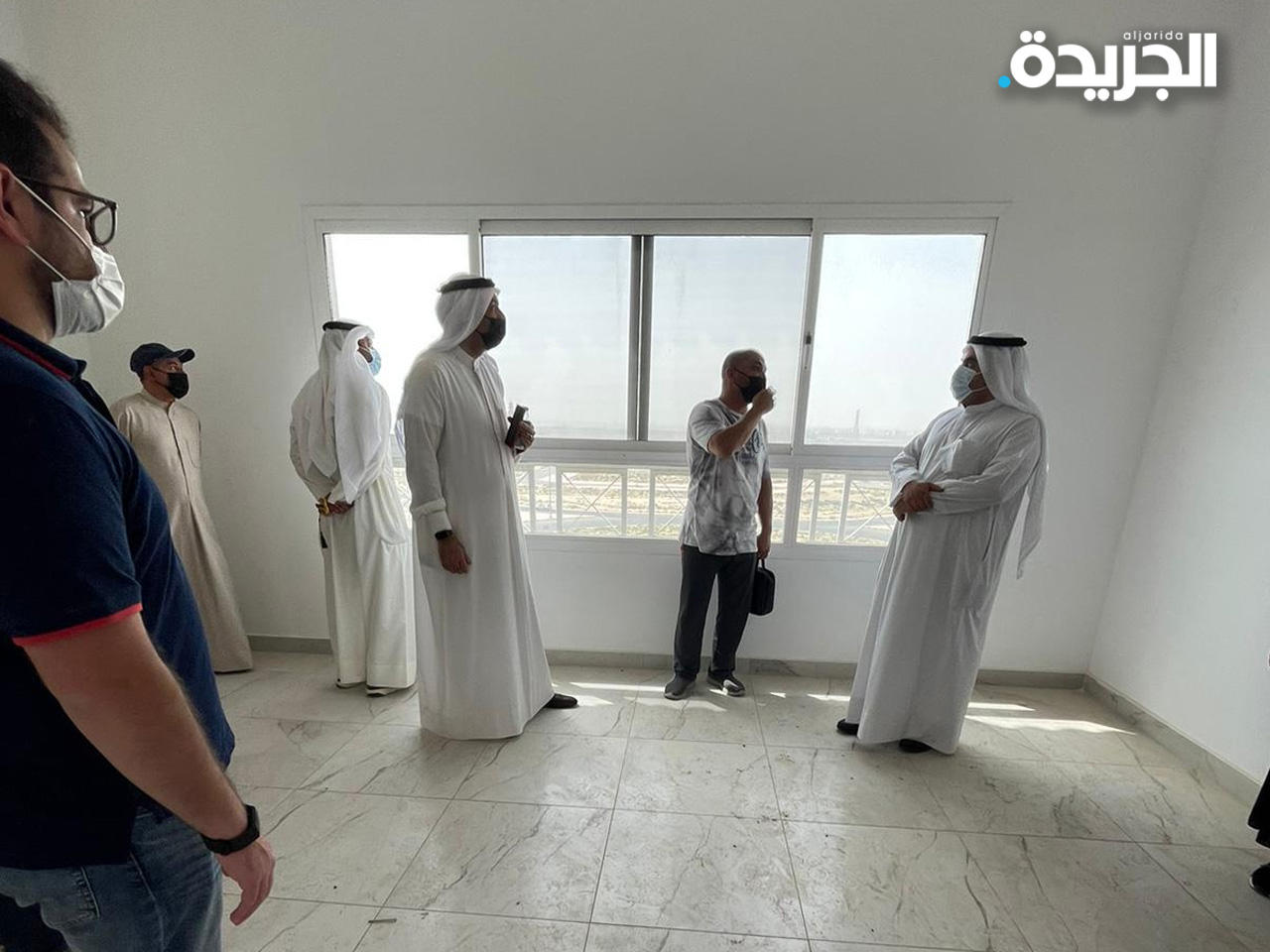 الشايع متفقداً الموقع