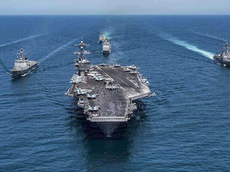 قوات أميركية في منطقة المحيط الهندي