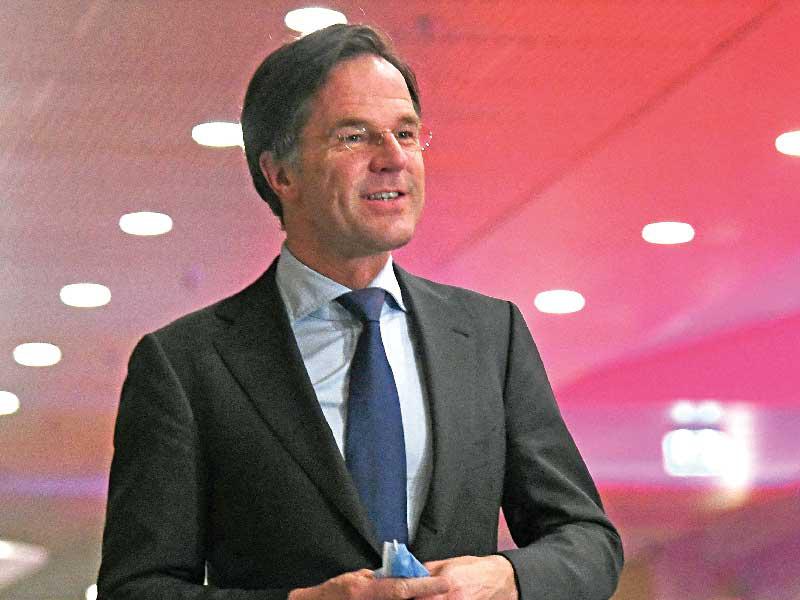 رئيس الوزراء الهولندي مارك روته 