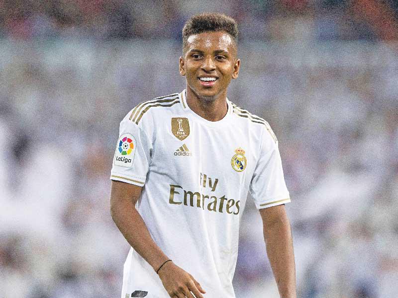 لاعب فريق ريال مدريد الإسباني  البرازيلي رودريغو 
