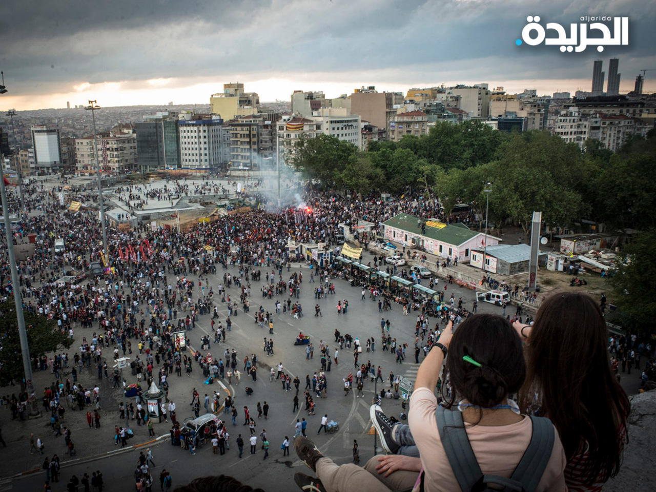 احتجاجات على خطط حكومية في حديقة غيزي