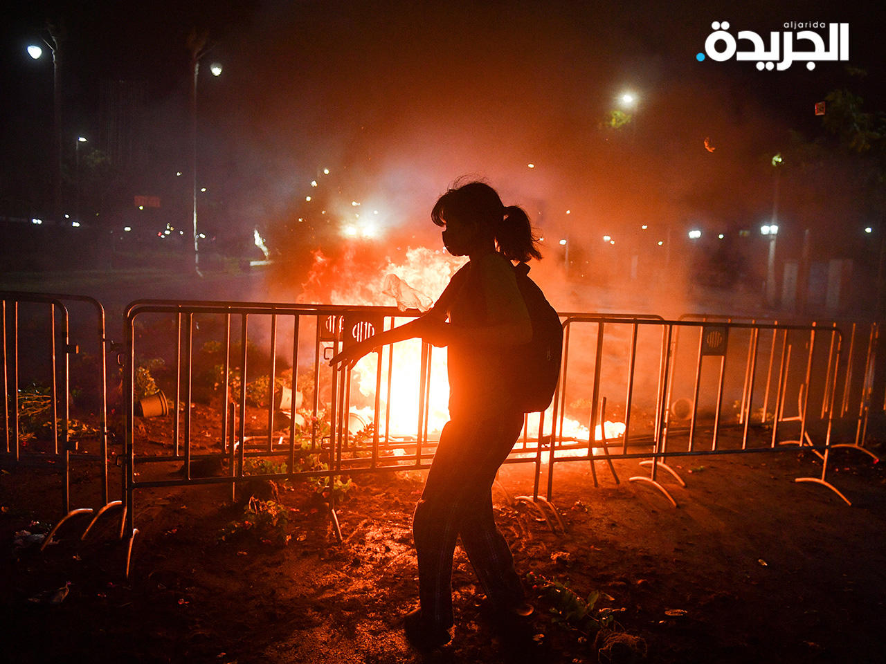 جانب من الاحتجاجات