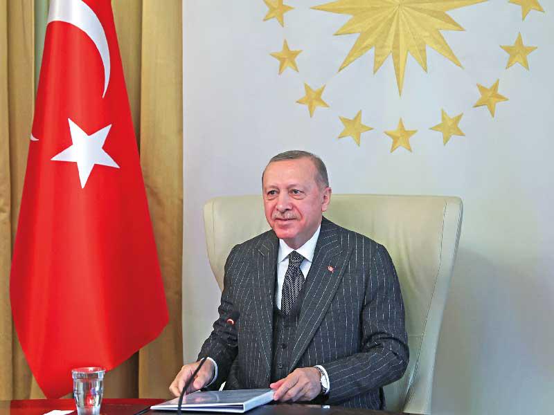 الرئيس التركي رجب طيب إردوغان 