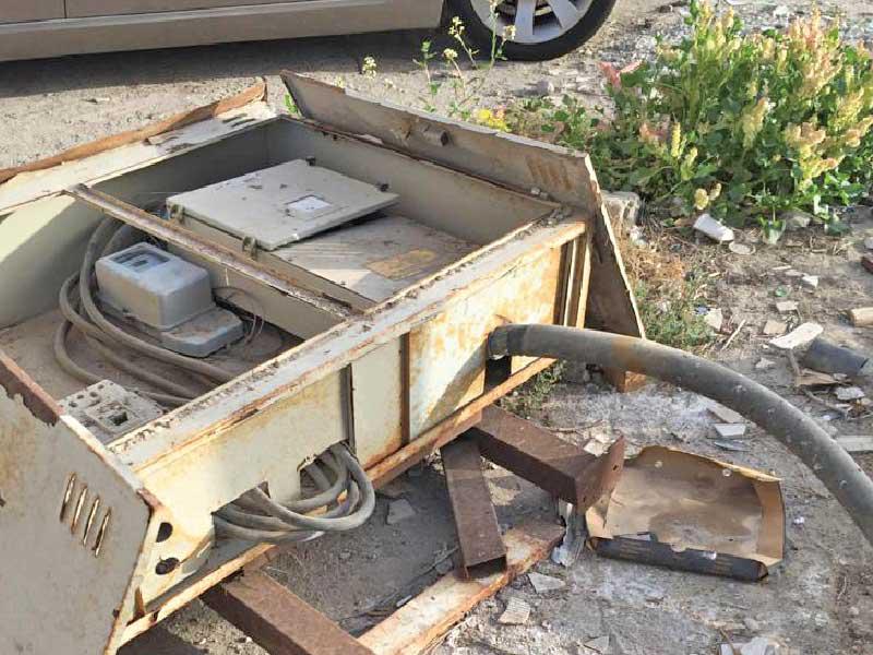 إحدى مخالفات الكهرباء