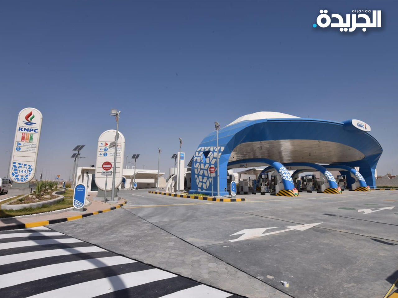 افتتاح محطتين للوقود في مدينة صباح الأحمد