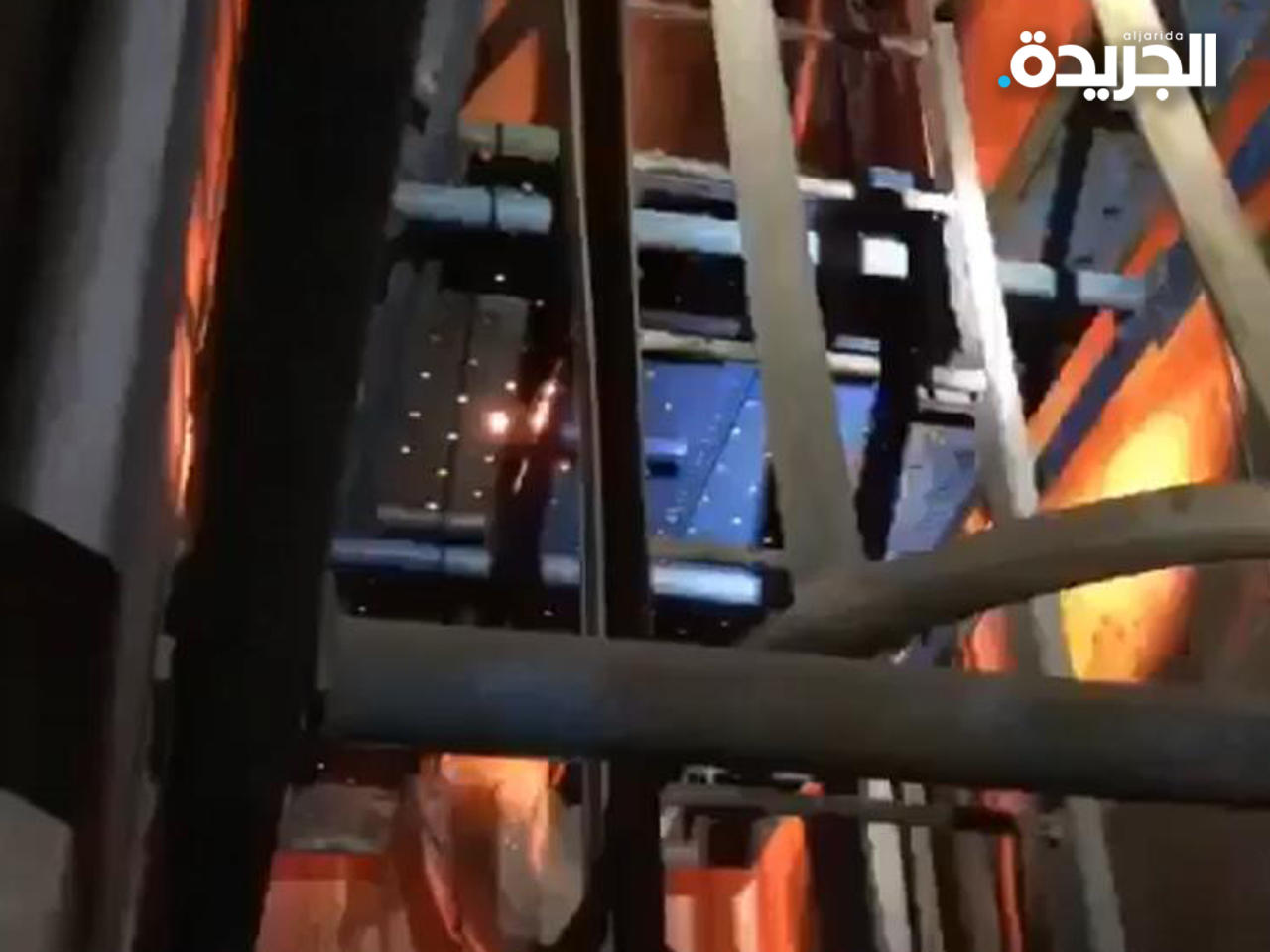 «الكهرباء» تعلن السيطرة على حريق في محطة الدوحة الغربية