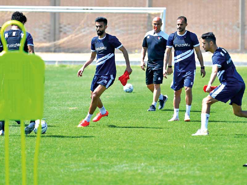 تدريب سابق للأزرق