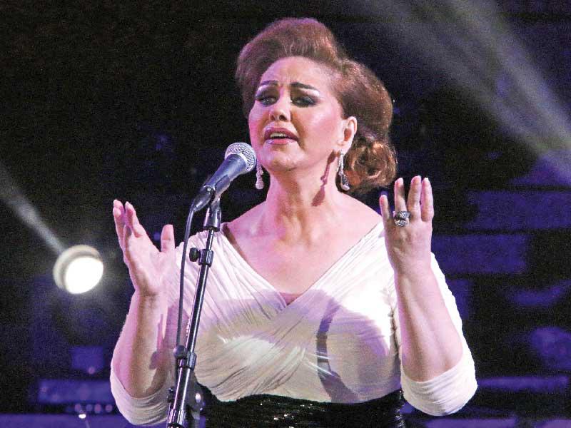 المطربة ميادة الحناوي 