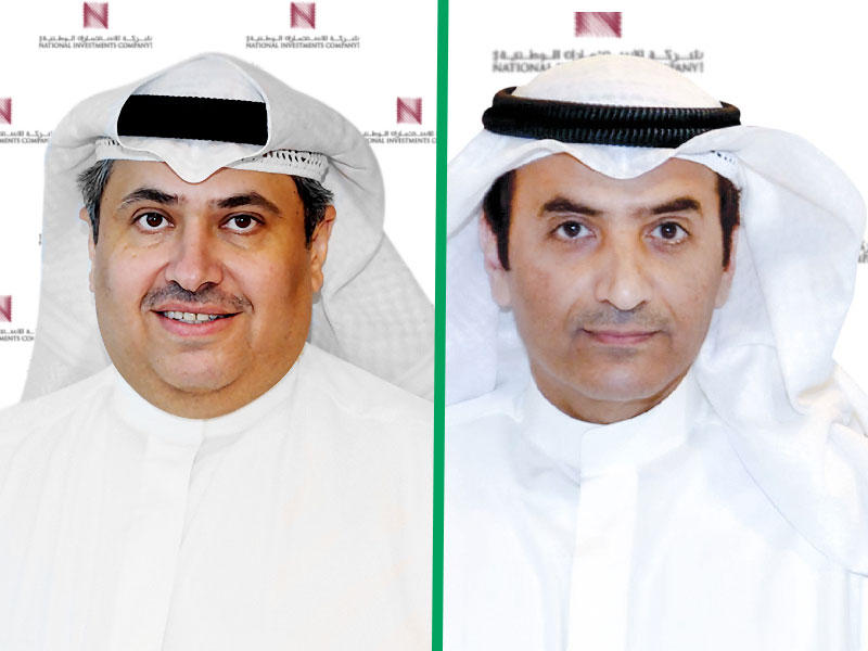 رئيس مجلس إدارة شركة الاستثمارت الوطنية حمد العميري - الرئيس التنفيذي في شركة الاستثمارات الوطنية فهد المخيزيم