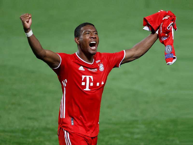 لاعب بايرن ميونيخ الألماني المدافع النمساوي المخضرم دافيد ألابا