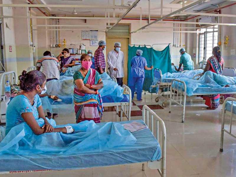 أحد مستشفيات الهند