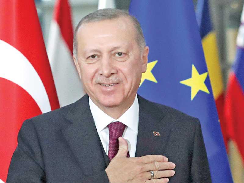 الرئيس التركي رجب طيب إردوغان 