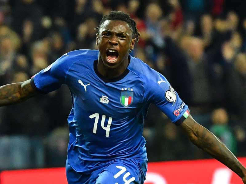  مهاجم باريس سان جرمان الفرنسي مويس كين