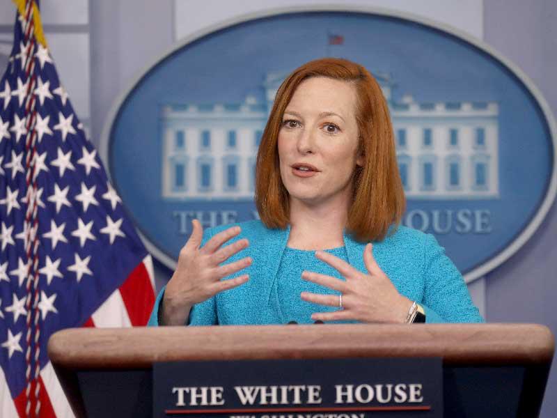 المتحدثة باسم البيت الأبيض جين ساكي