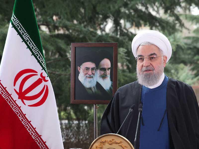 الرئيس الإيراني حسن روحاني 