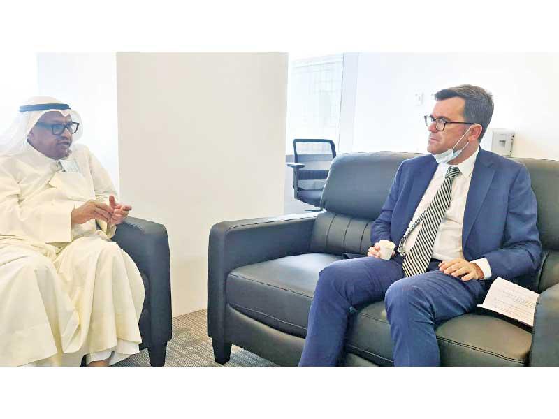 رئيس الديوان الوطني لحقوق الإنسان مستقبلاً سفير أستراليا