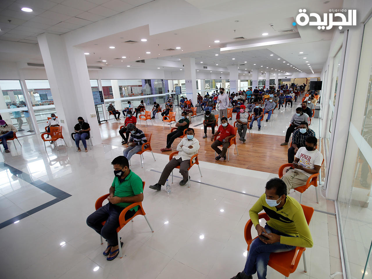 تحويل مجمع تجاري إلى مركز تطعيم