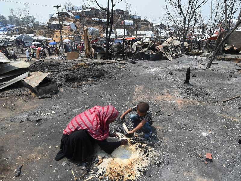 مخيمات الروهينغا ببنغلادش