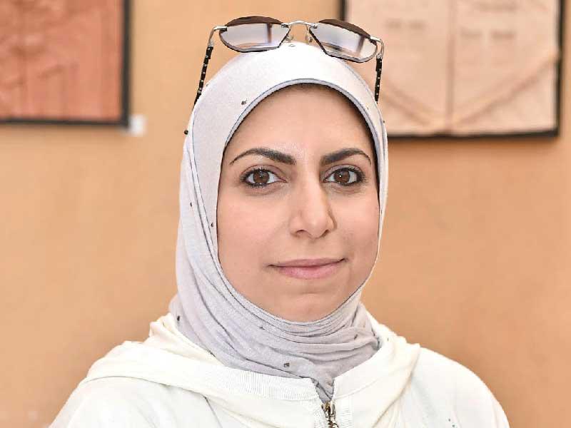 الفنانة التشكيلية ديمة القريني