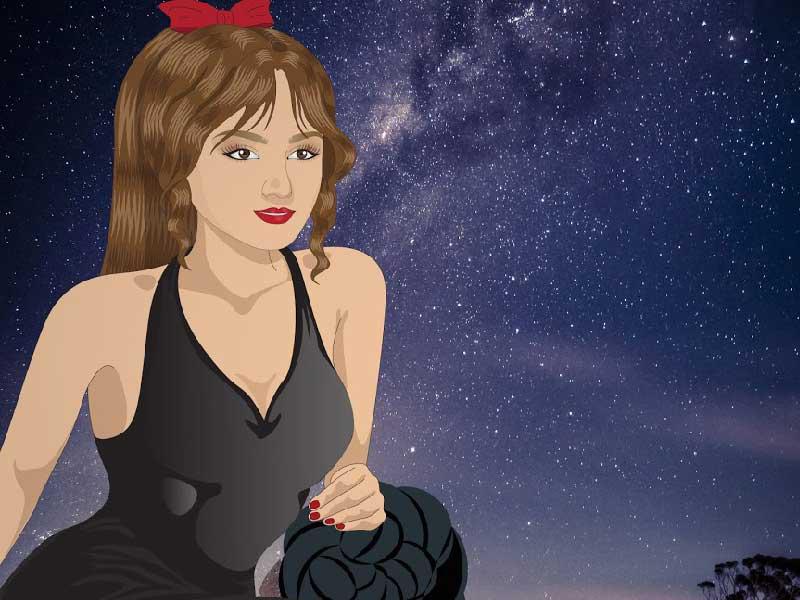 المطربة اللبنانية باسكال مشعلاني في أغنياتها بعنوان «جنان بجنان» 