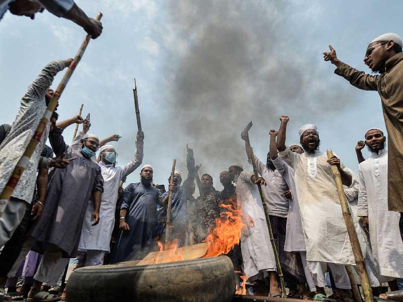 انتشار أعمال العنف في شرق بنغلادش