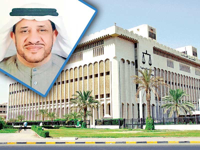 قصر العدل وفي الإطار المستشار خالد المزيني