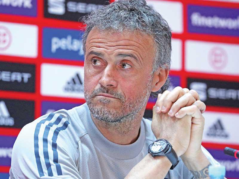 مدرب إسبانيا لويس إنريكي