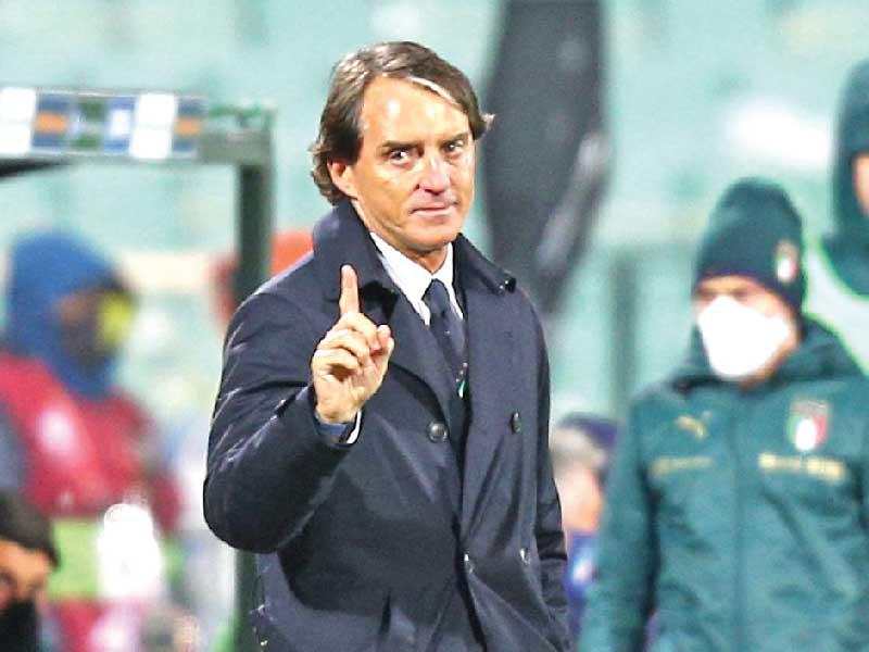 مدرب إيطاليا  روبرتو مانشيني