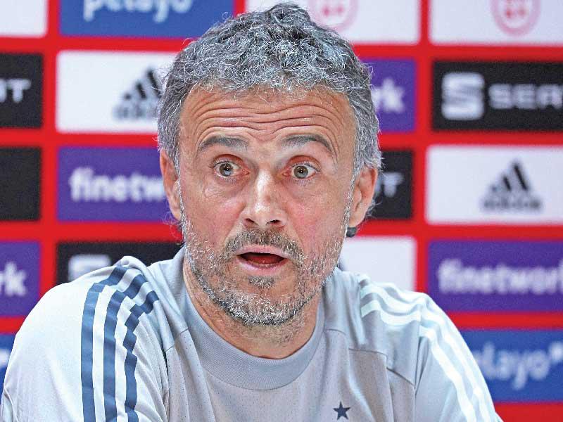 المدير الفني لإسبانيا لويس إنريكي