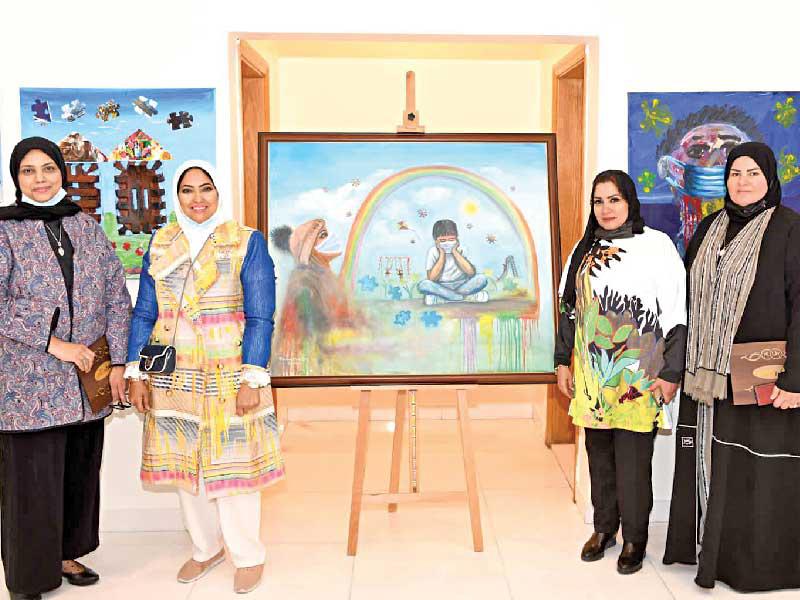 المشاركات في معرض «طيف التوحد 2»