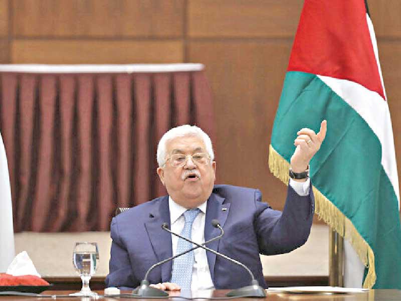 الرئيس الفلسطيني محمود عباس 