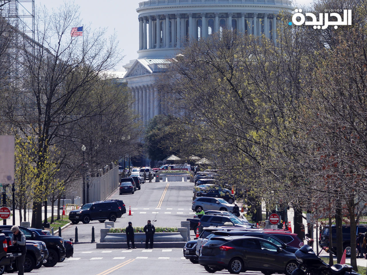استنفار أمني حول مبنى الكونغرس