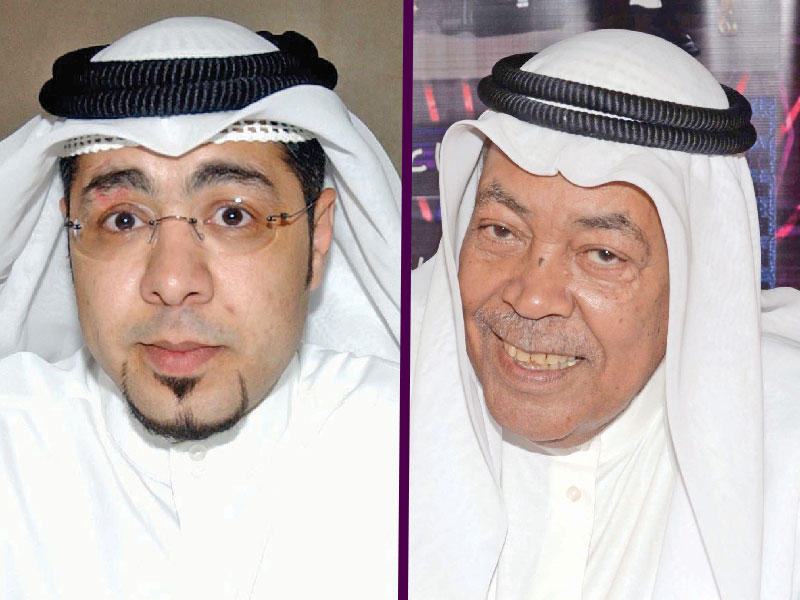 الفنان سعد الفرج - الفنان عبدالعزيز الصايغ