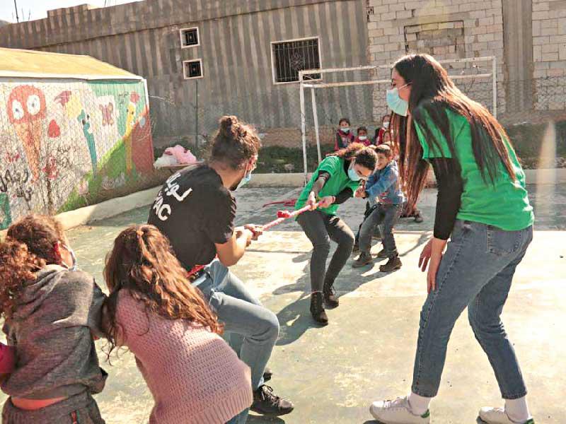 من الفقرات الترفيهية